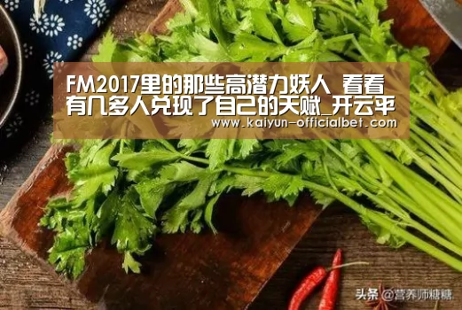 FM2017里的那些高潜力妖人 看看有几多人兑现了自己的天赋_开云平台(图3) 开云平台